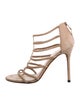 Stuart Weitzman Suede Braided Accents Sandals