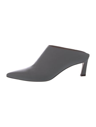 Stuart Weitzman Leather Mules