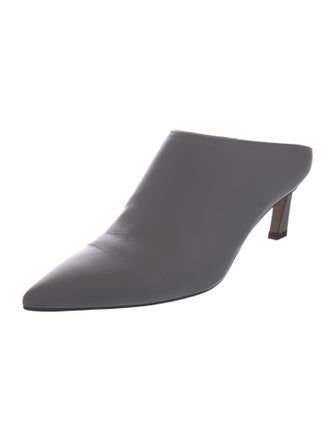 Stuart Weitzman Leather Mules