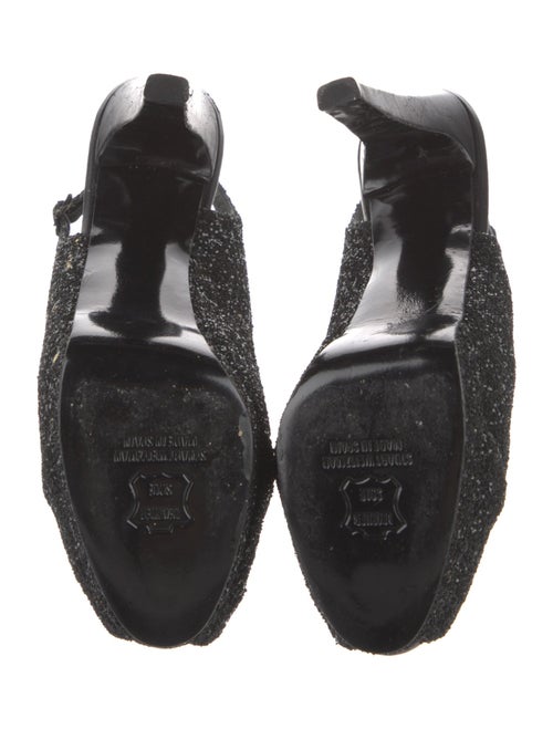 Stuart Weitzman Glitter Slingback Pumps