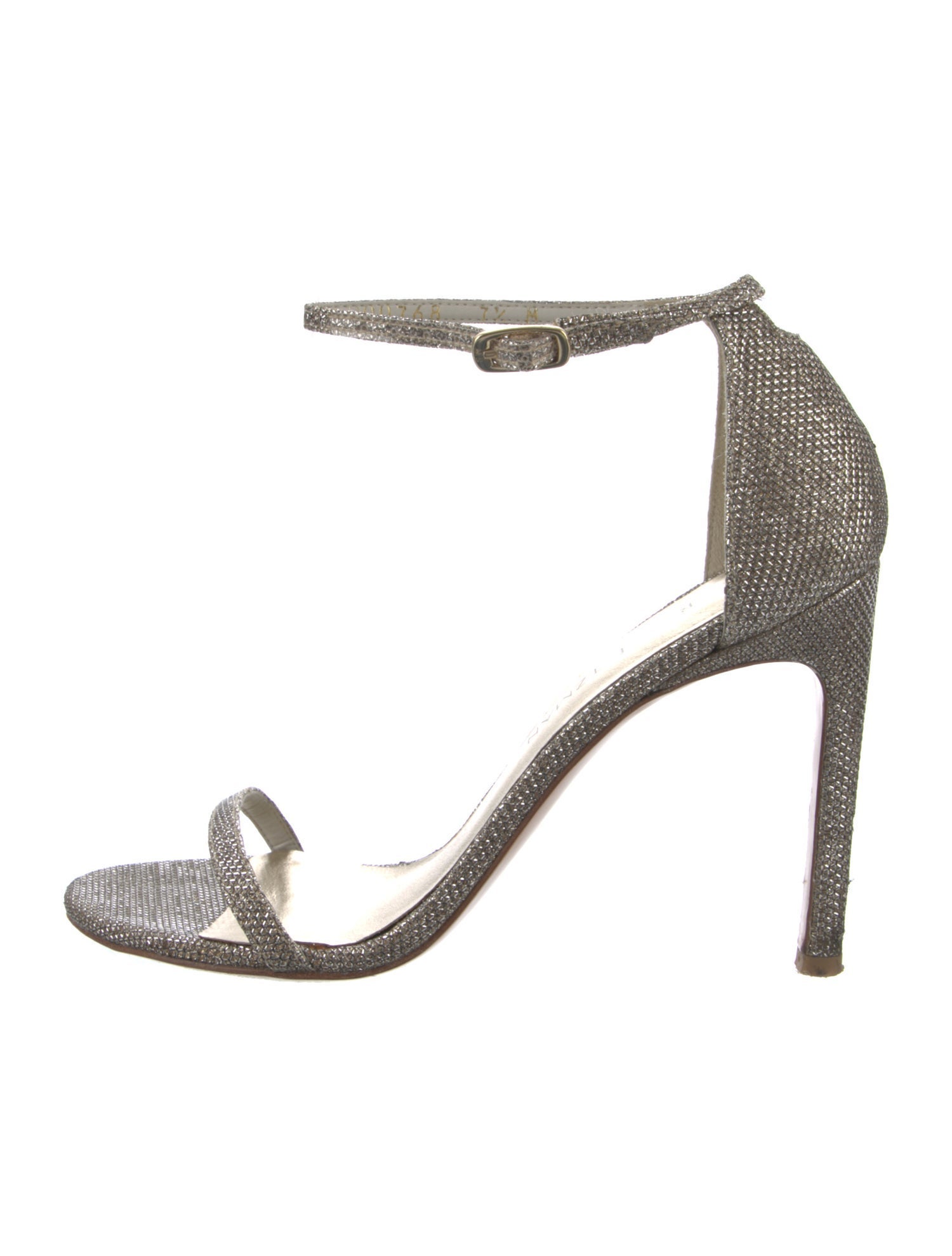 Stuart Weitzman Glitter Glitter Accents Sandals