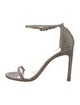 Stuart Weitzman Glitter Glitter Accents Sandals