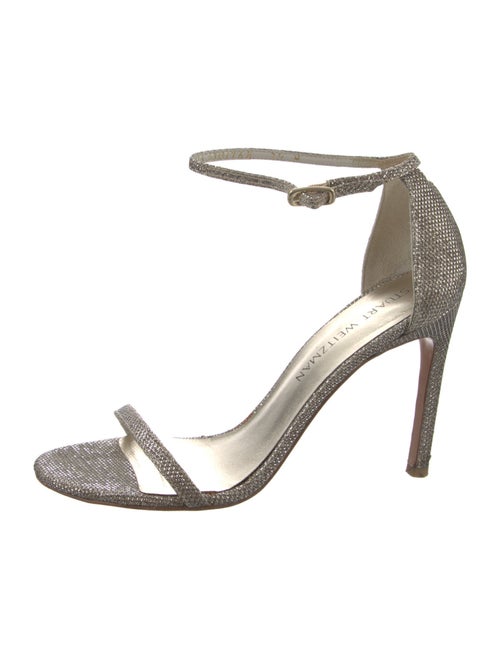 Stuart Weitzman Glitter Glitter Accents Sandals