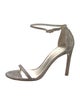 Stuart Weitzman Glitter Glitter Accents Sandals