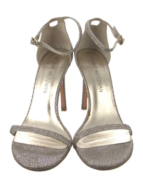 Stuart Weitzman Glitter Glitter Accents Sandals