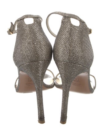 Stuart Weitzman Glitter Glitter Accents Sandals