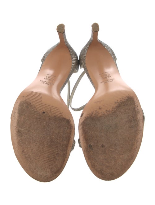 Stuart Weitzman Glitter Glitter Accents Sandals