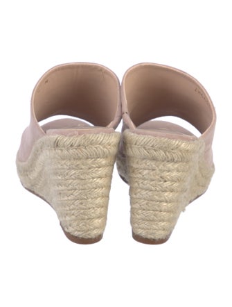 Stuart Weitzman Suede Braided Accents Espadrilles