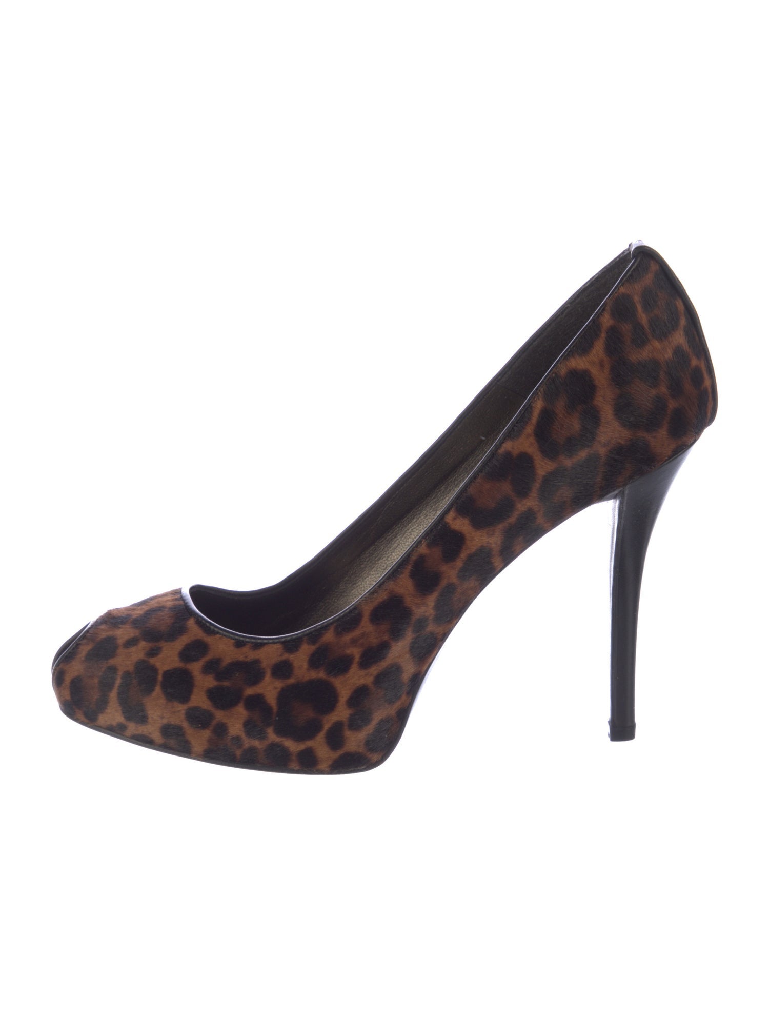 Stuart Weitzman Ponyhair Animal Print Pumps