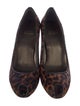 Stuart Weitzman Ponyhair Animal Print Pumps