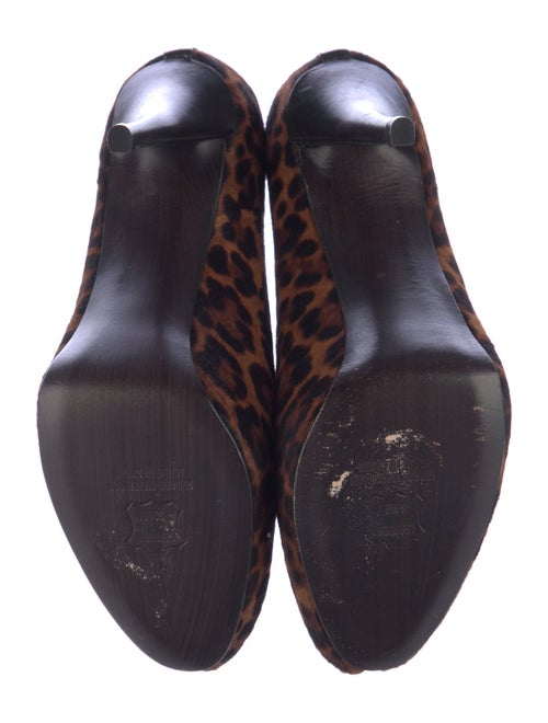 Stuart Weitzman Ponyhair Animal Print Pumps