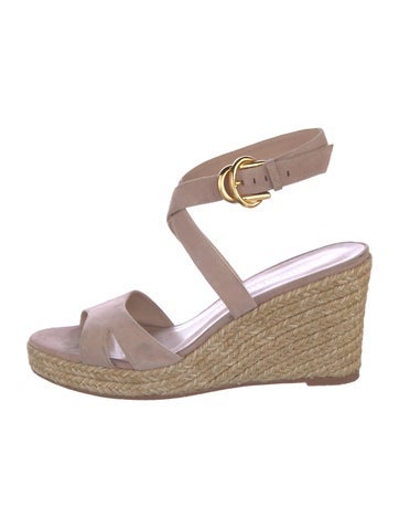 Stuart Weitzman Sandals Suede Espadrilles US 9.5 |