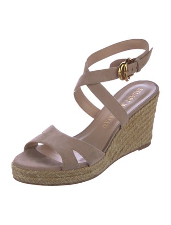 Stuart Weitzman Suede Espadrilles