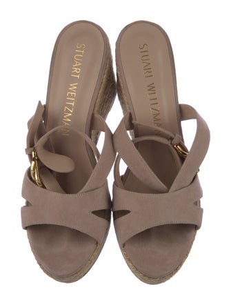 Stuart Weitzman Suede Espadrilles
