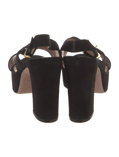 Stuart Weitzman Suede Slingback Sandals