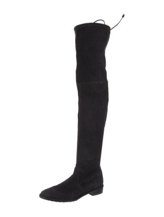 Stuart Weitzman Suede Sock Boots