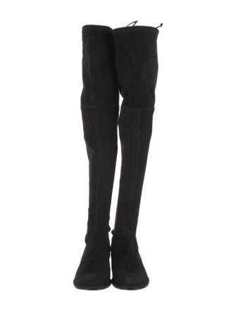 Stuart Weitzman Suede Sock Boots