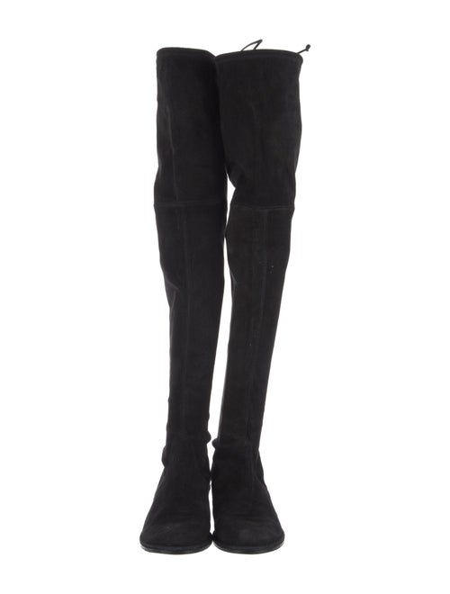 Stuart Weitzman Suede Sock Boots