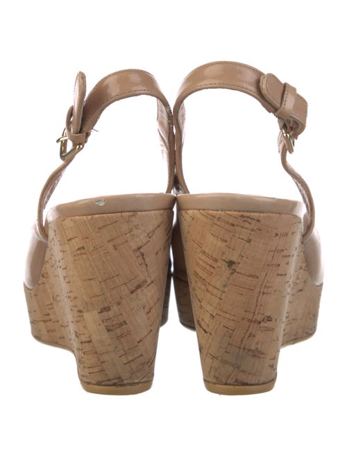 Stuart Weitzman Patent Leather Slingback Pumps