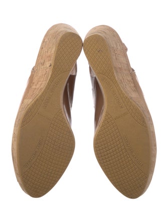 Stuart Weitzman Patent Leather Slingback Pumps