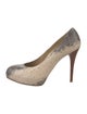 Stuart Weitzman Snakeskin Animal Print Pumps
