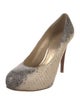 Stuart Weitzman Snakeskin Animal Print Pumps