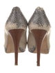 Stuart Weitzman Snakeskin Animal Print Pumps