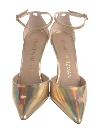 Stuart Weitzman Patent Leather D'Orsay Pumps