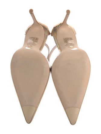 Stuart Weitzman Patent Leather D'Orsay Pumps