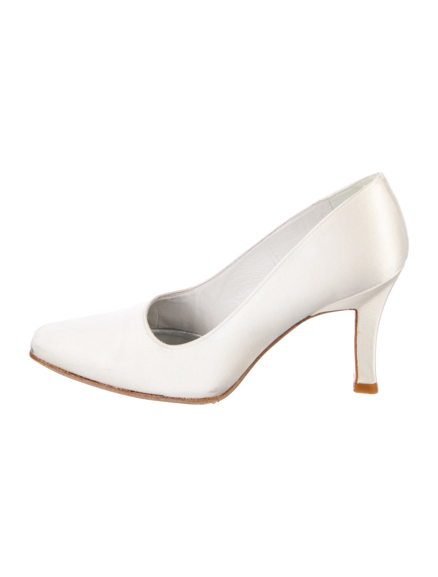 Stuart Weitzman Satin Pumps