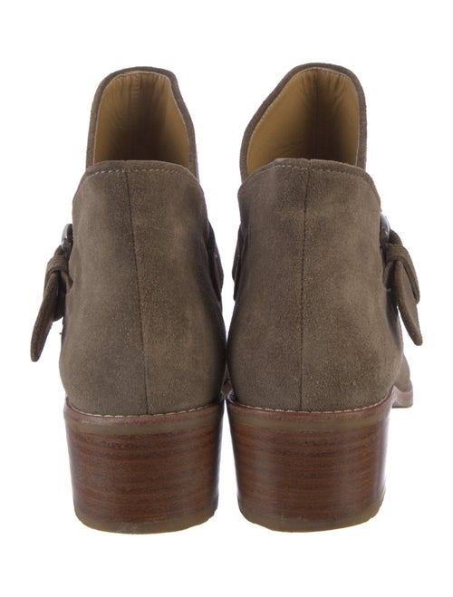 Stuart Weitzman Suede Moto Boots