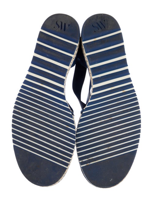 Stuart Weitzman Suede Printed D'Orsay Flats