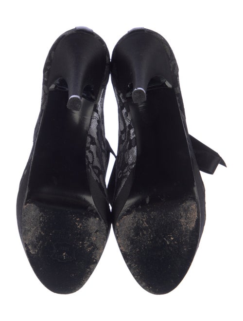 Stuart Weitzman Lace Lace Pattern Pumps