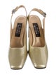 Stuart Weitzman Patent Leather Slingback Sandals