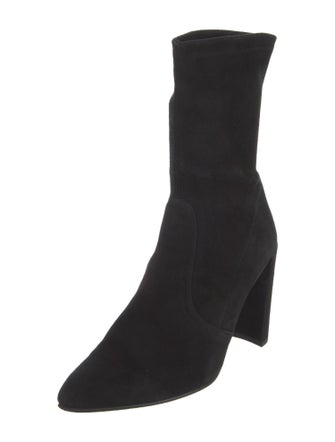 Stuart Weitzman Suede Sock Boots