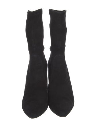 Stuart Weitzman Suede Sock Boots