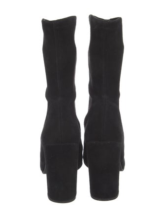 Stuart Weitzman Suede Sock Boots