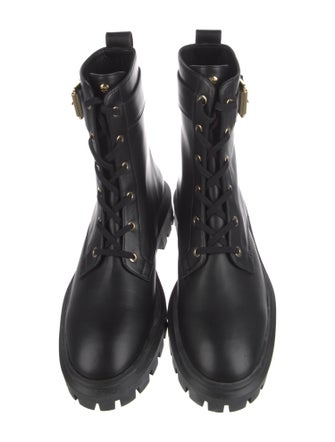 Stuart Weitzman Leather Combat Boots