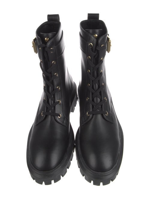 Stuart Weitzman Leather Combat Boots