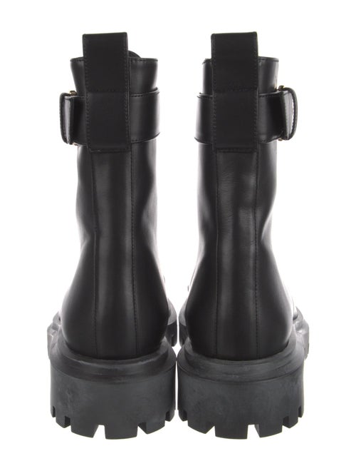 Stuart Weitzman Leather Combat Boots