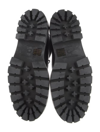 Stuart Weitzman Leather Combat Boots