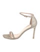 Stuart Weitzman Glitter Glitter Accents Sandals