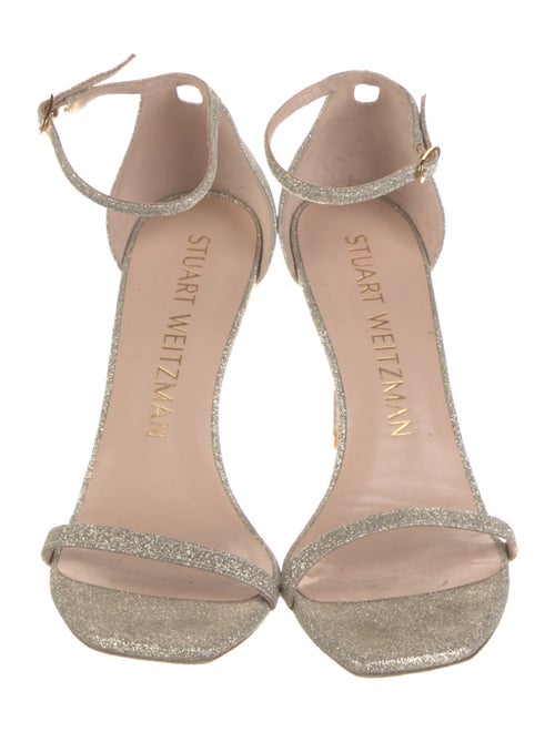 Stuart Weitzman Glitter Glitter Accents Sandals