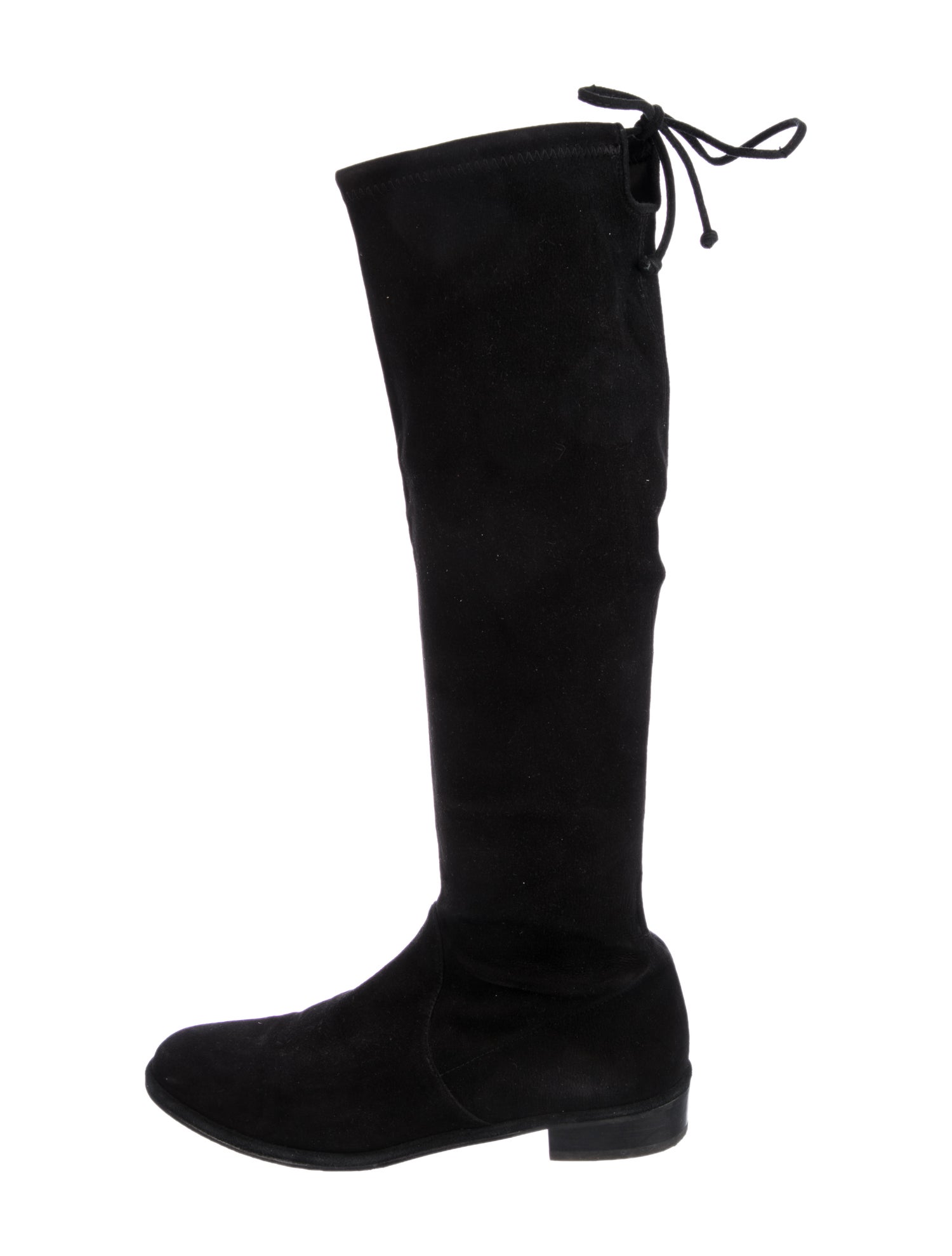 Stuart Weitzman Suede Lace-Up Boots