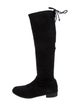 Stuart Weitzman Suede Lace-Up Boots