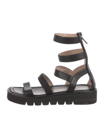 Stuart Weitzman Leather Gladiator Sandals