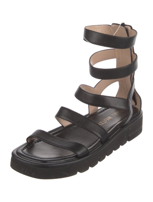 Stuart Weitzman Leather Gladiator Sandals