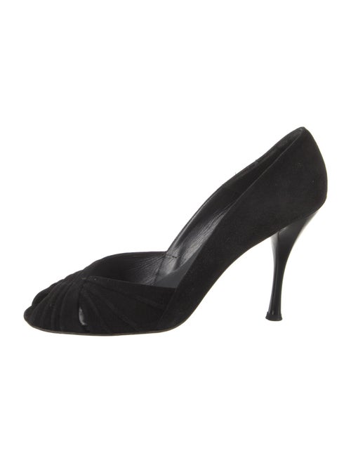 Stuart Weitzman Suede D'Orsay Pumps