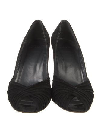 Stuart Weitzman Suede D'Orsay Pumps