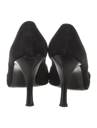 Stuart Weitzman Suede D'Orsay Pumps